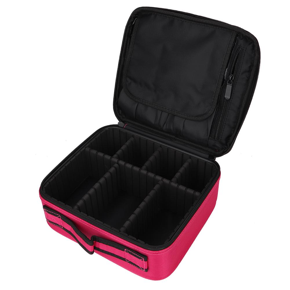 Professioneller Multifunktions-Kosmetik-Make-up-Pinsel Nagelwerkzeug Heimaufbewahrungstasche Etui