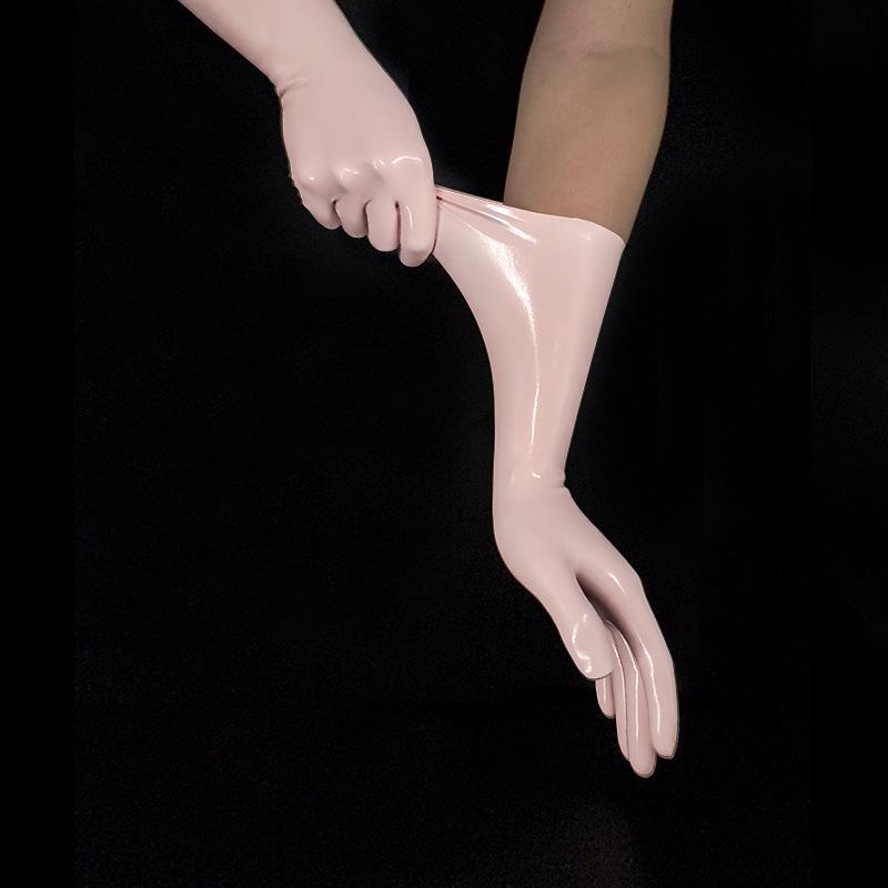 Latexové 3D krátké rukavice pro dospělé - Evropský a americký erotický styl, Nová verze.