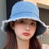 Basin Hat Cowboy Hat Children's Bucket Hat Sunshade Sunscreen Hat Tide Sun Hat Face Covering Versatile Tide Brand Shows Small Face