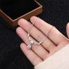 Exquisite Lightweight Flower & Wheat Ear Necklace - Moissanite Pendant Jewelry Gift for Girlfriend or Best Friend