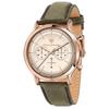 Epoca Cronograf Curea Piele Cadran Bej Quartz R8871633007 100M Ceas pentru Bărbați