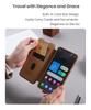 NILLKIN for Samsung Galaxy S25 Edge 5G Case Qin Pro Flip Leather Case Camera Slide Ultra-Thin Case Lens Protection Cover