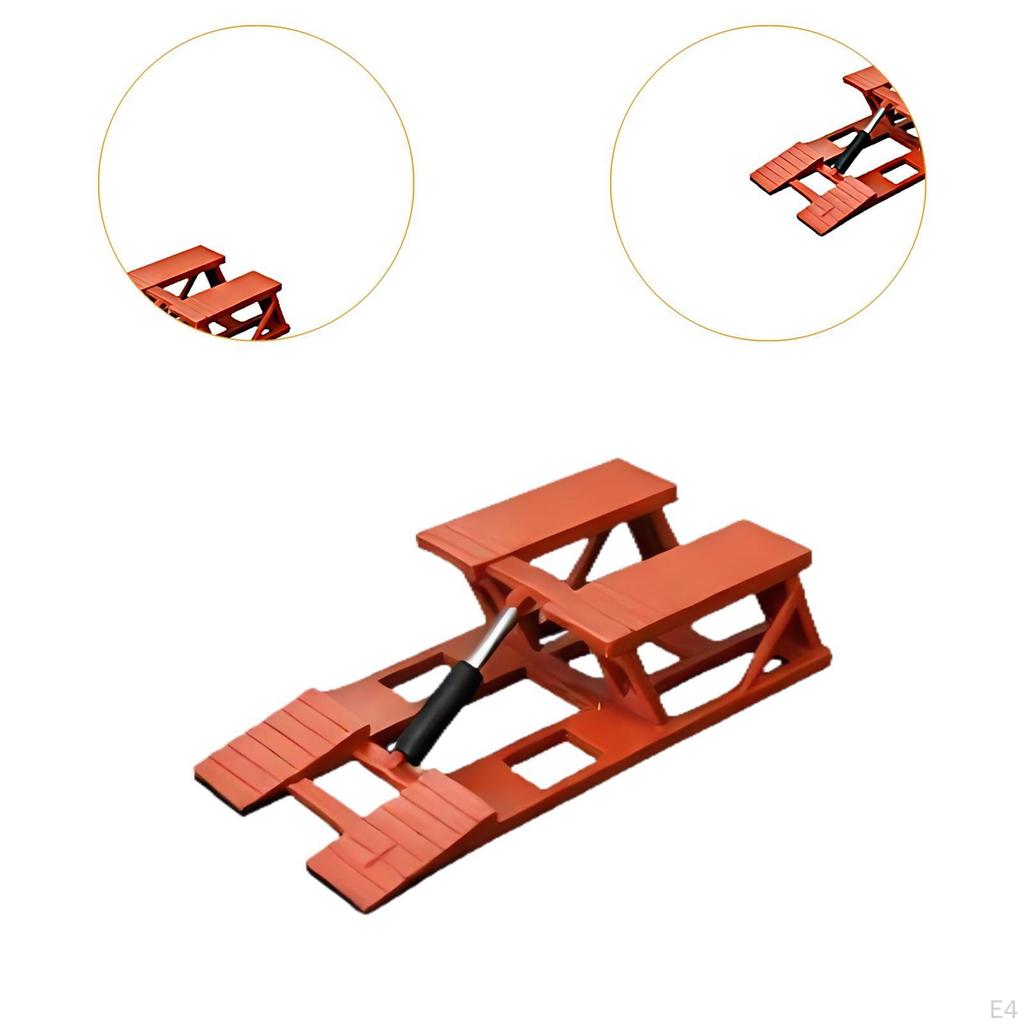 Car Lift Garage Lifter 1/64 Scale Classic Diorama Decoration Vehicle Maintenance Authentic for