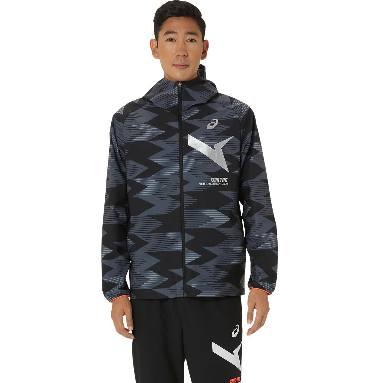 

Training Wear Stretch Cross Graphic Hoodie Jacket 2031E532 Unisex Adult [Asics] A-I-M