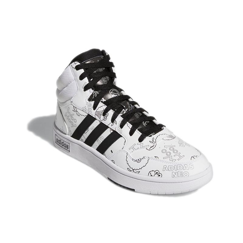 Adidas Hoops 3.0 Mid 'White Black' Sneakers GZ4859