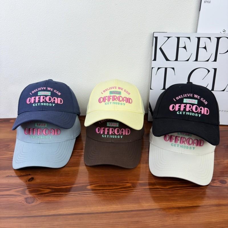 Baseball Cap Women Spring Summer Mesh Embroidered Sun Protection For Travel And Outdoors