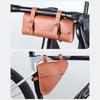 Bolsa Delantera para Bicicleta de Montaña Impermeable Bolsa para Manillar de Bicicletas de Carretera Bolsas de Cuadro Portátiles Bolsa para Ciclismo al Aire Libre Duradera