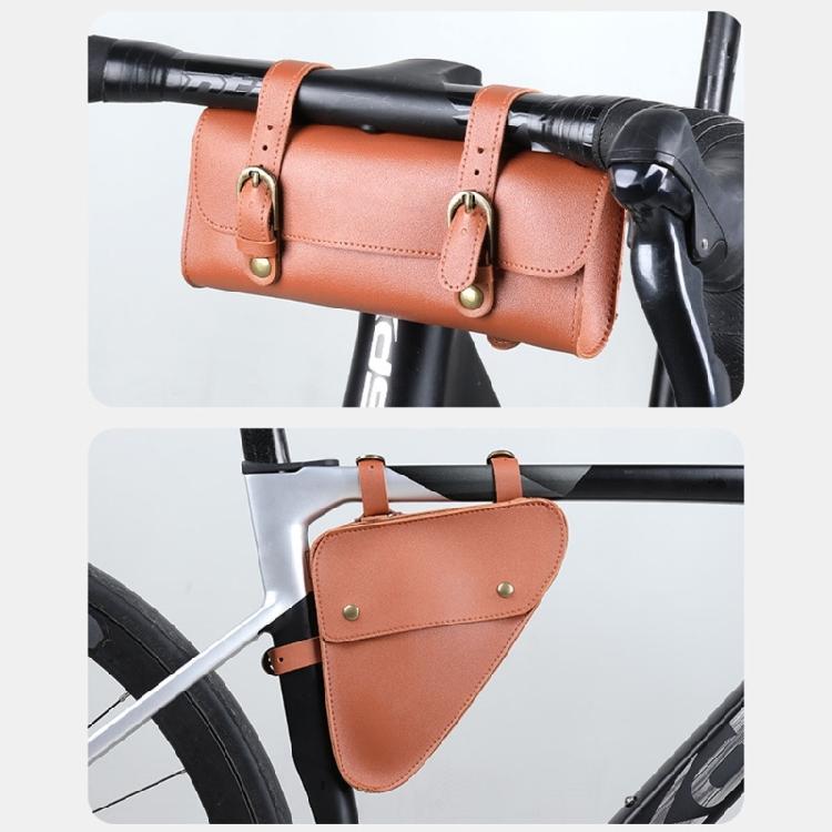 Bolsa Delantera para Bicicleta de Montaña Impermeable Bolsa para Manillar de Bicicletas de Carretera Bolsas de Cuadro Portátiles Bolsa para Ciclismo al Aire Libre Duradera