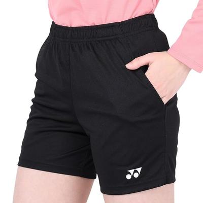 [Yonex] Women's Knit Half Pants 25068 Black (007) L