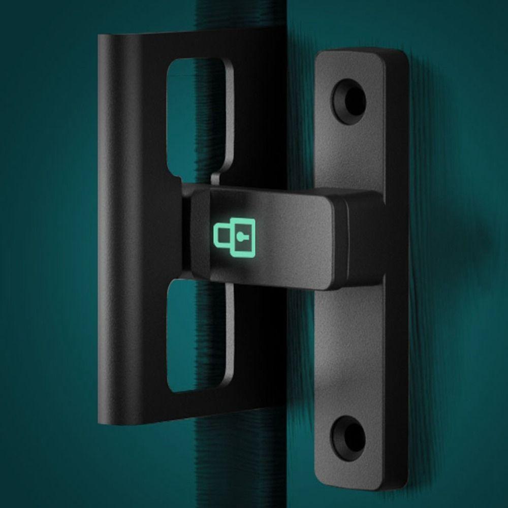 Hardware Door Latch Zinc Alloy Positioning Latch New Luminous Door Buckle Door