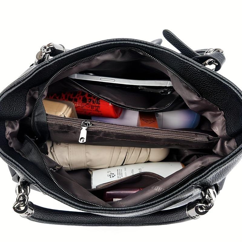 Lychee Pattern Portable Tote Bag Single Shoulder Messenger Women's Bag