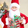 Standing Posture Christmas Santa Doll Santa Claus Ornament  Christmas Home Decor