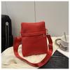 New PU Soft Leather Crossbody Bag Women Simple Fashi Solid Color Shoulder Bag Comfortable and Versatile Texture Commuting Bag