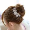 New Jewelry Diamond Crystal Flowers Headband Metal Plated Hair Comb
