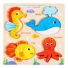 Pattern Cognitive 4 in 1 Puzzle Board Montessori Animal Traffic Jigsaw Toys  Boys Girls