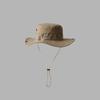 Polyester Solid Color Sun Hats Adjustable Wide Brim Bucket Hat Large Eaves Sun Hat  Riding Fishing