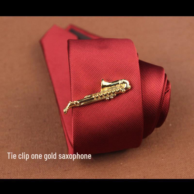 Herren Krawattenklammer - Schnurrbart, Schwarze Feder & Anker Designs verfügbar