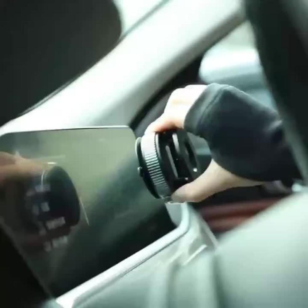 360 ° Rotating Magnetic Phone Holder, Foldable and Retractable, ABS Material, Portable, Suitable for Car/travel/gym/smooth Mirror