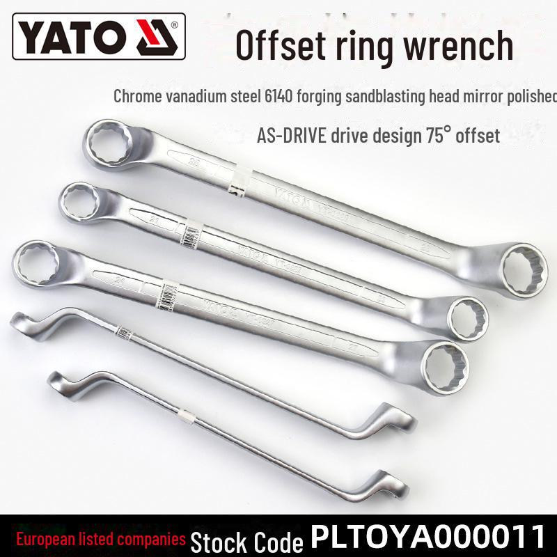 

YATO Double-Head High-Neck CRV6140 Plum Wrench 25mmX28mm YT-0228