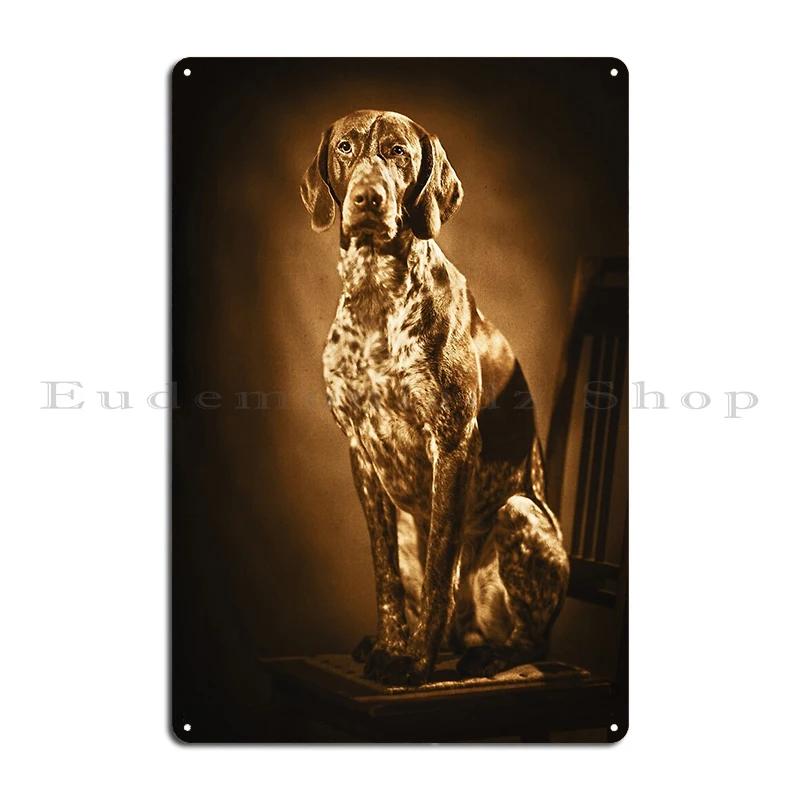 A Versatile Pheasant Woodcock Hunting with German Shorthaired Pointer Metal Garage Home Plaques Printing Tin Sign Poster