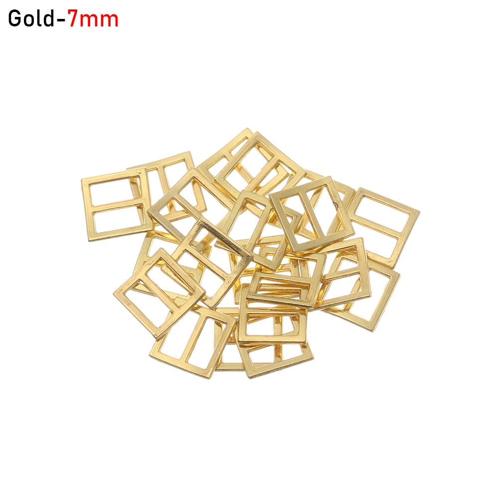 20Pcs 6/7/8.5mm Ultra-small Square Buckle for Doll Bags Shoes Clothes Mini Belt ButtonsDIY Clothing Sewing Accessories