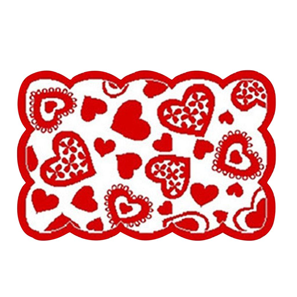 Valentine's Day Decorations, Heart Lace Tablecloth, For Banquets, Engagements, Weddings, Home Dining Table