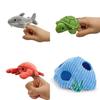 Shell House Marine Animal Hand Puppet Plush Toy For Kids Educational Play