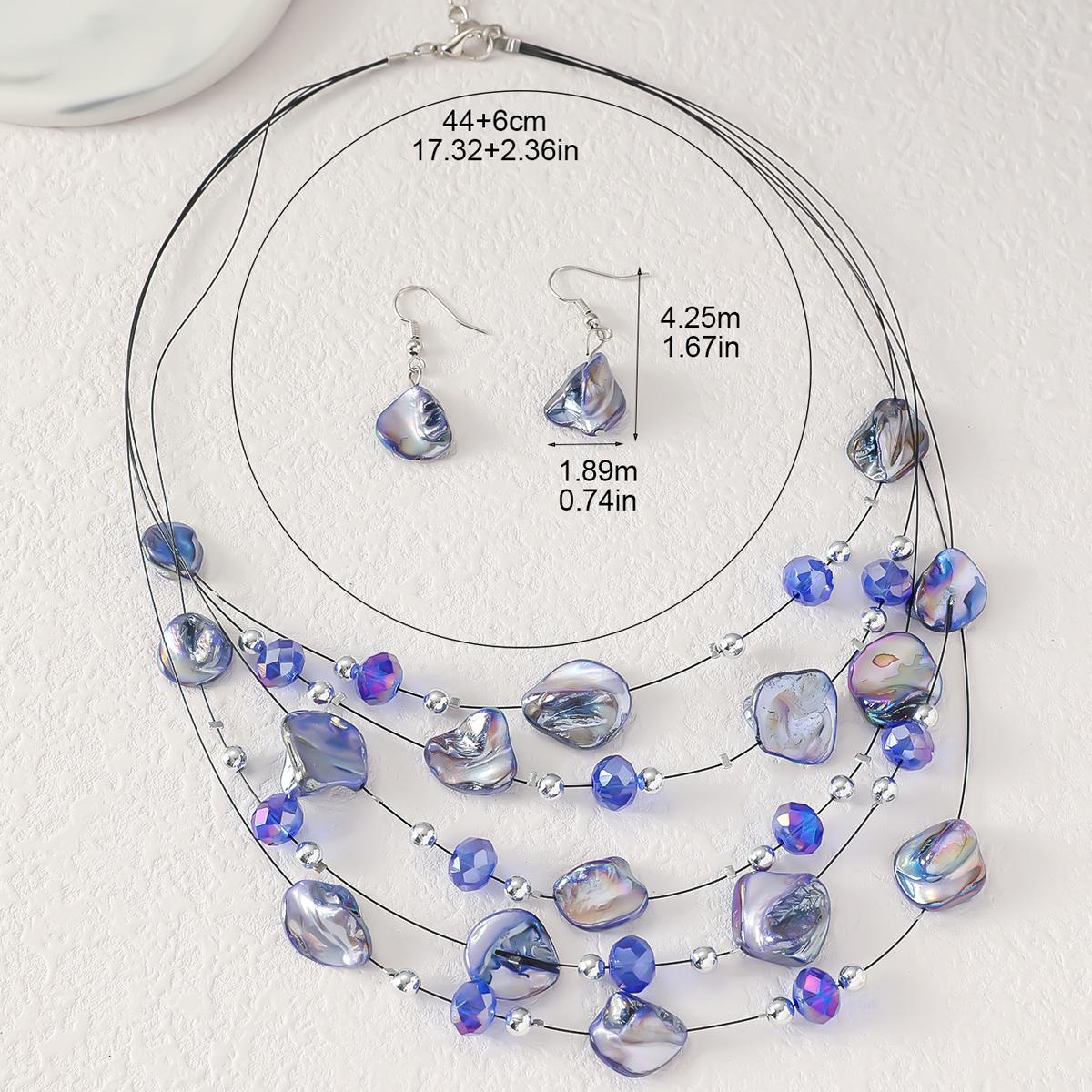 

Свадебные комплекты ювелирных изделий для невесты Женские хрустальные ожерелья Серьги Бусины Аксессуары