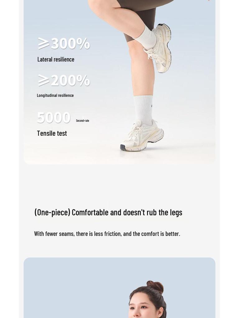 Women's Plus Size Shark Pants - Summer Fitness Cycling Yoga Shorts, Non-Dropping Crotch, 200 Jin, Fat MM.