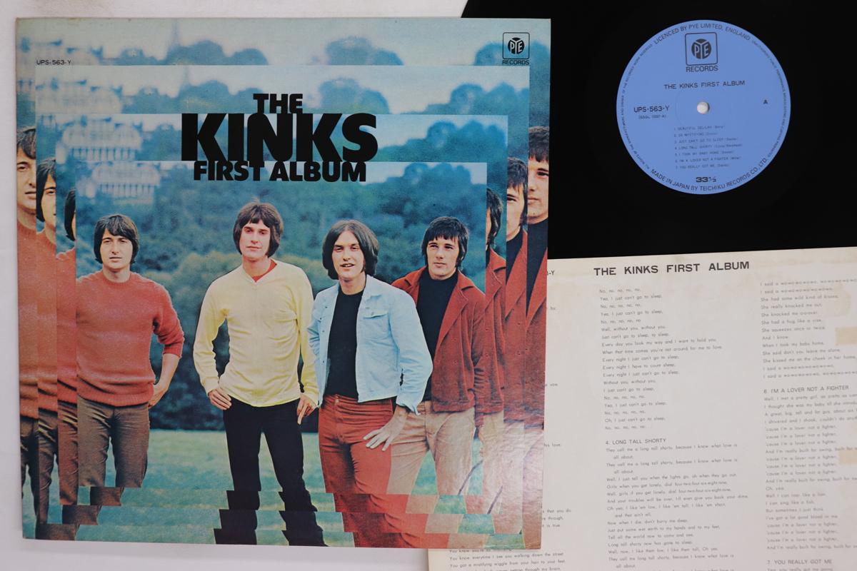 

LP Record KINKS First Album UPS563Y PYE 1973 Japan Rock Used