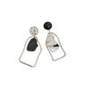 Pleated Asymmetric Earrings