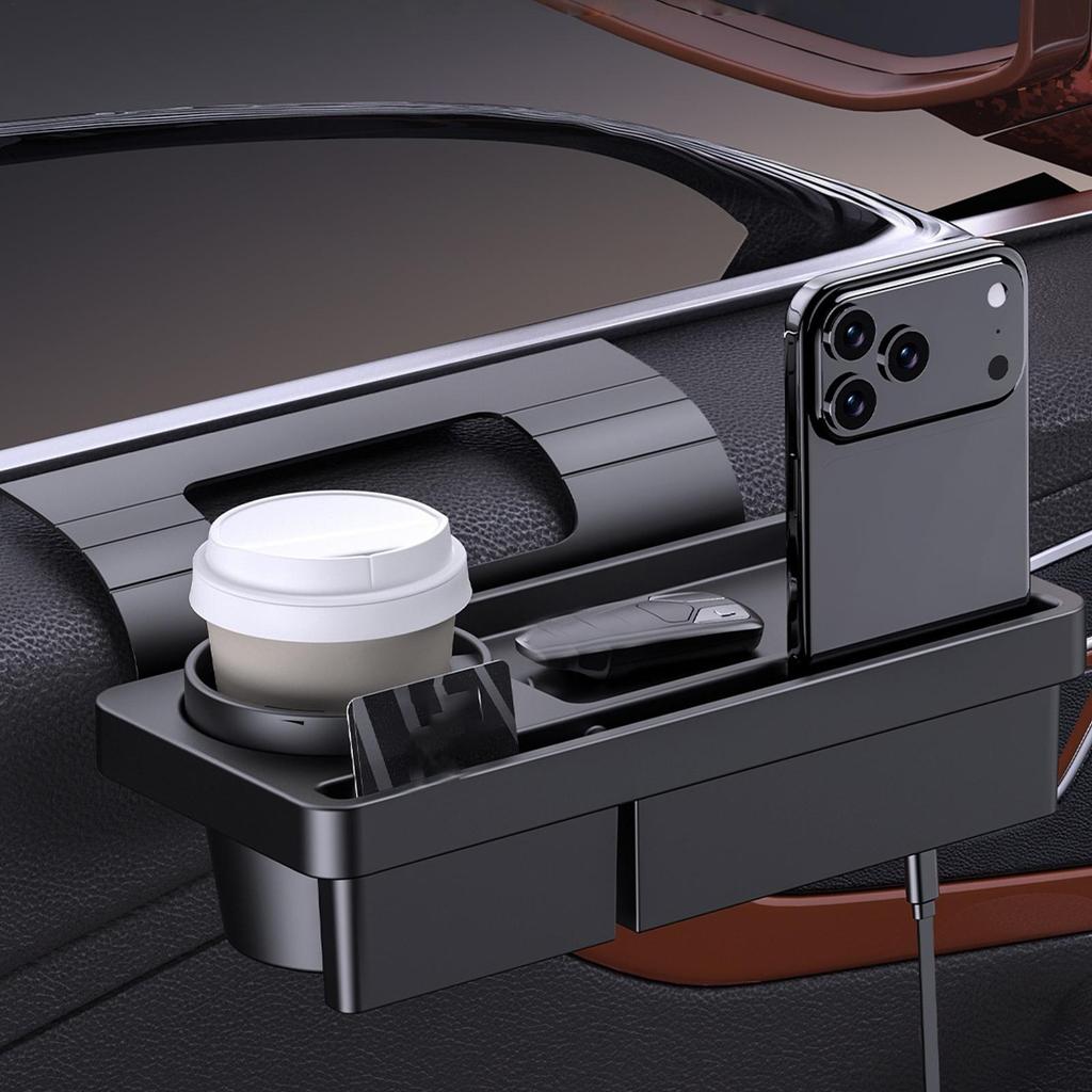 Car Window Cup Holder Non-Slip Organizer Car Organizer For Door Window Truck SUV Phone Bottle Beverage Drink Coin Change