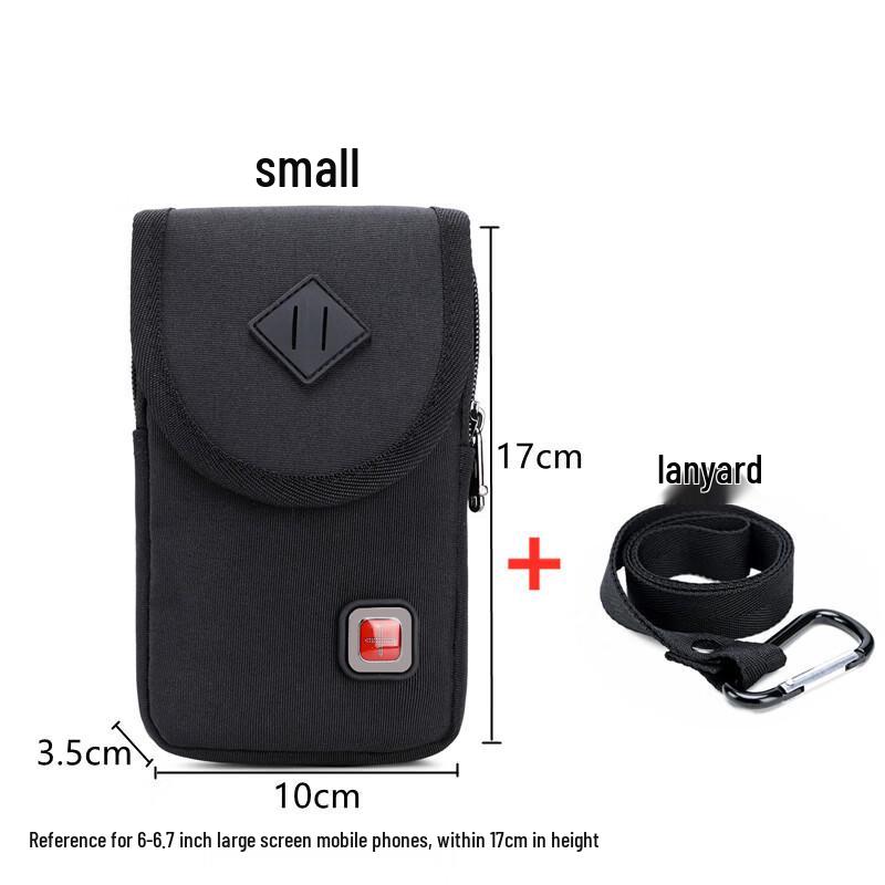 MDNG Swiss Waterproof Vertical Phone Belt Bag for Men