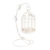 Iron Candle Holder Innovative Leaves Hollow Out Cage Shaped Hanging Candlestick Decoration for Home Coffee Shop Hotel