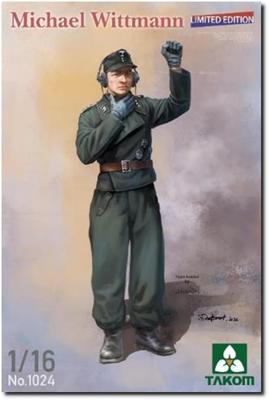 TAKOM 1/16 Scale Michael Wittmann "Panzer Vor!" (Limited Edition) Plastic Model Kit TKO1024 (Person)