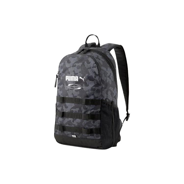 PUMA Fabric Backpack Regular Unisex Pure Black (Unisex) Backpacks 078040 06