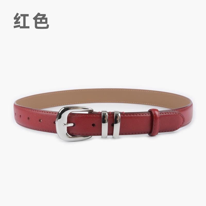 Premium Women'S Decorative Cowhide Women'S Genuine Leather Women'S Belt Casual Pants Jeans