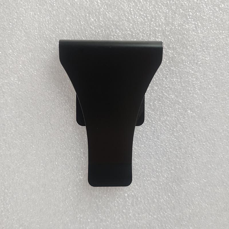 Carbon Fiber Card Holder with Stainless Steel Clip & Air Tag Space