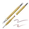 Excel Puderstift Augenbrauen EX PD16 Augenbrauen Augenbrauen Augenbrauen 3 Funktionen in 1 & (Aschrosa) Bleistift, Puder, Pinsel,