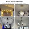 Downlight to Pendant Light Adapter Kit 5 - 7inch Recessed to Pendant Light Converter Kit with E26 Socket, Ceiling Light Accessories