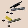 Gold Number Price Tag Signs 20Sets Arabic Numerals Together Price Cube for Shopping Mall Storage Price