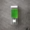 Wall Mounted Punch Free Soap Dispenser Transparent Waterproof Liquid Holder for Household Toilet Bathroom
