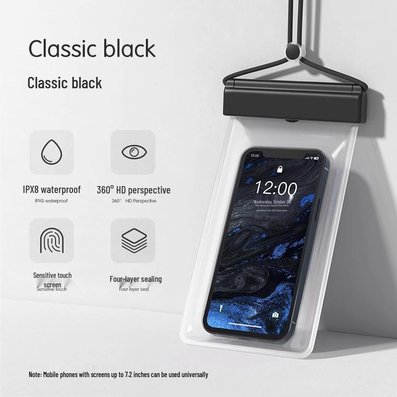 Waterproof Phone Bag for Photography & Swimming - Touchscreen Compatible, Perfect for Diving, Rafting, Snorkeling, Beach, and Water Park Fun