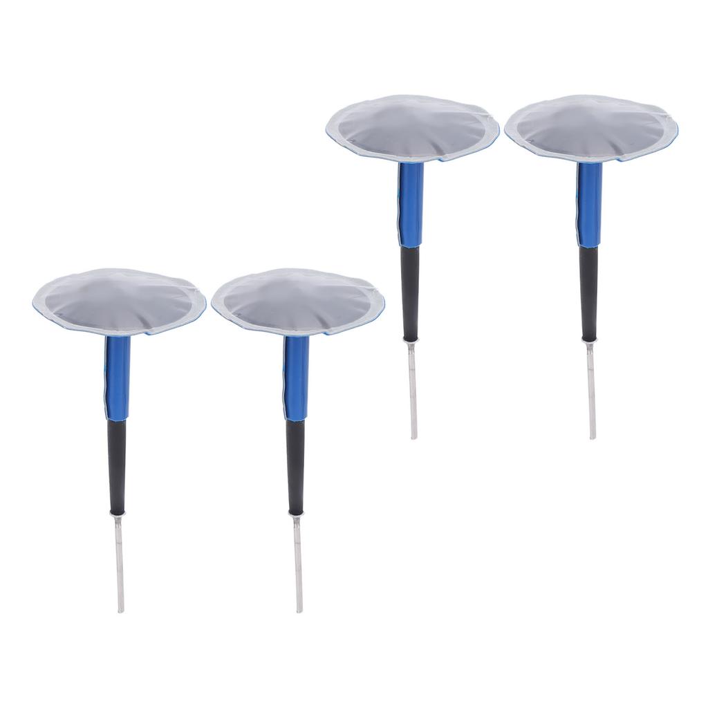 24 Stück Reifenflickenstopfen Gummi Stahl Reifenreparaturflicken Pilzstopfen zur Reparatur von Fahrrad Auto