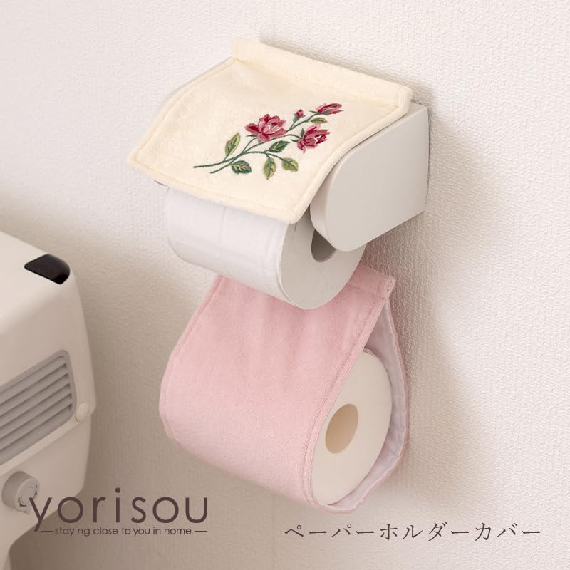 Senko Sweet Rose Papierhalter Floral Rose 60147 [SDS] Abdeckung, Rosa, Design, Stilvoll,