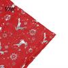 Soft Festive Neck Warmer Christmas Theme Scarf for Women, Glitter Sparkly Foil Reindeer Winter Print Scarves, Lightweight Shawl Wrap Fall Daily