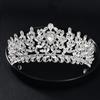 Zinc Zinc Alloy Baroque Pageant Crowns Big Wedding Crown Simple Queen Princess Tiara Party Supplies