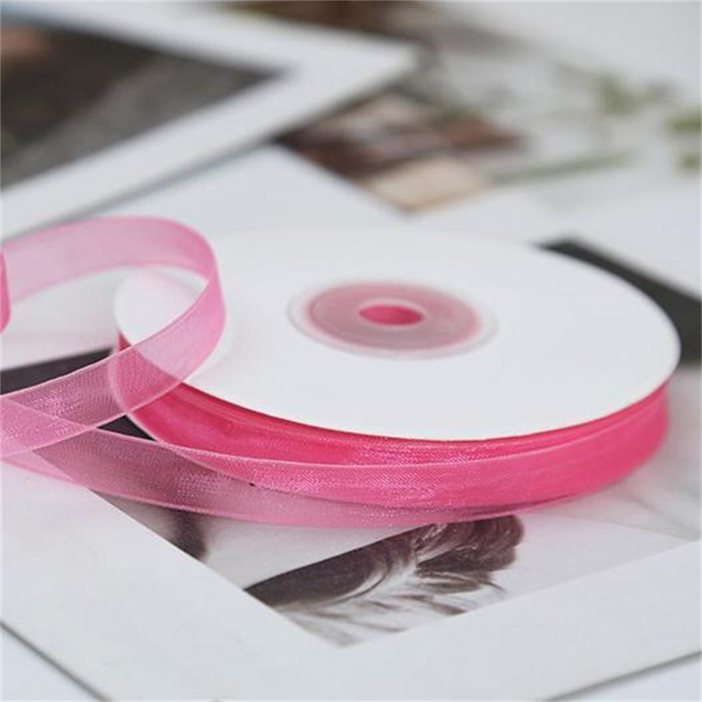 1cm Wide Transparent Ribbon Snow Yarn Ribbon Snow Textile Ribbon Silk Ribbon Ribbon Ribbon Ribbon Strip Bouquet Packaging Material