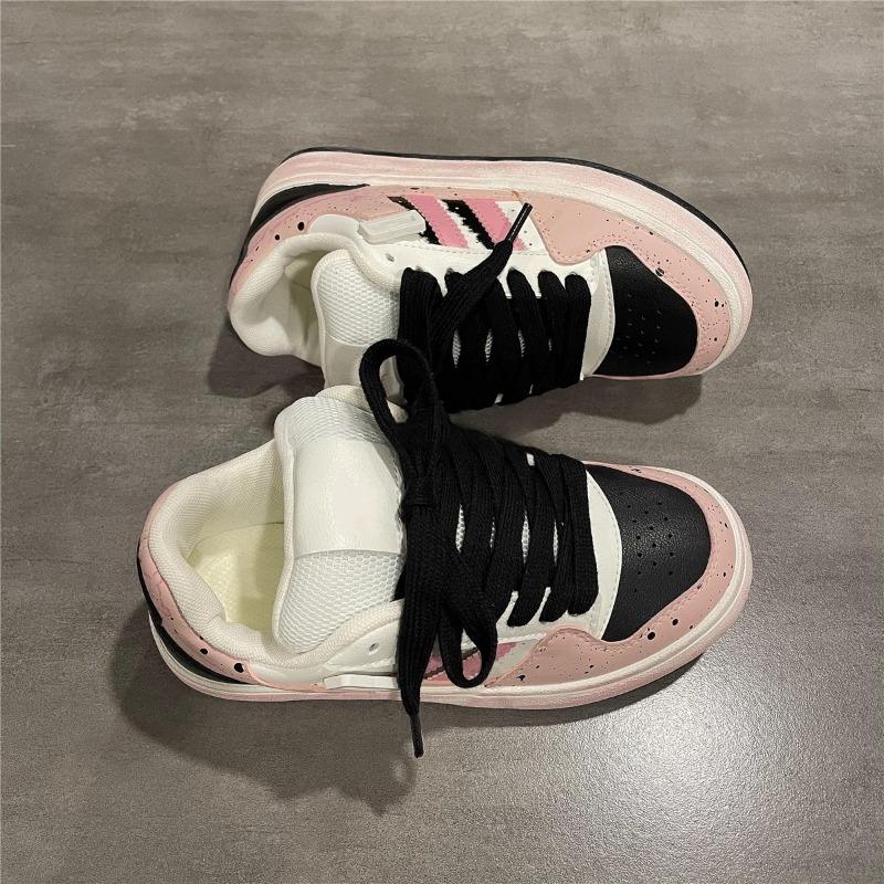 New Summer Bread Shoes Dopamine Board Shoes Women's Versatile Shoes Platform White Shoes Tide