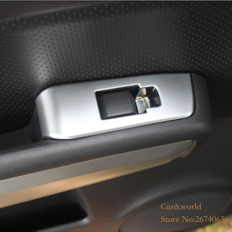 For Nissan X-Trail X Trail T31 Car Window Glass Lift Switch Trim Cover Door Button Decoration 2008 09 10 11 12 2013 ABS